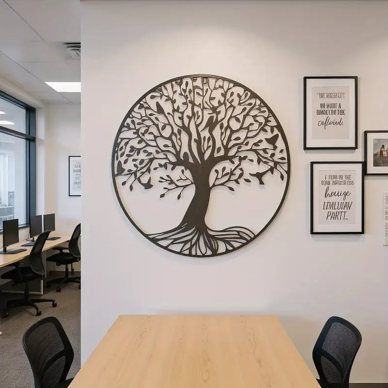 Decoración de Pared de Metal Árbol de la Vida