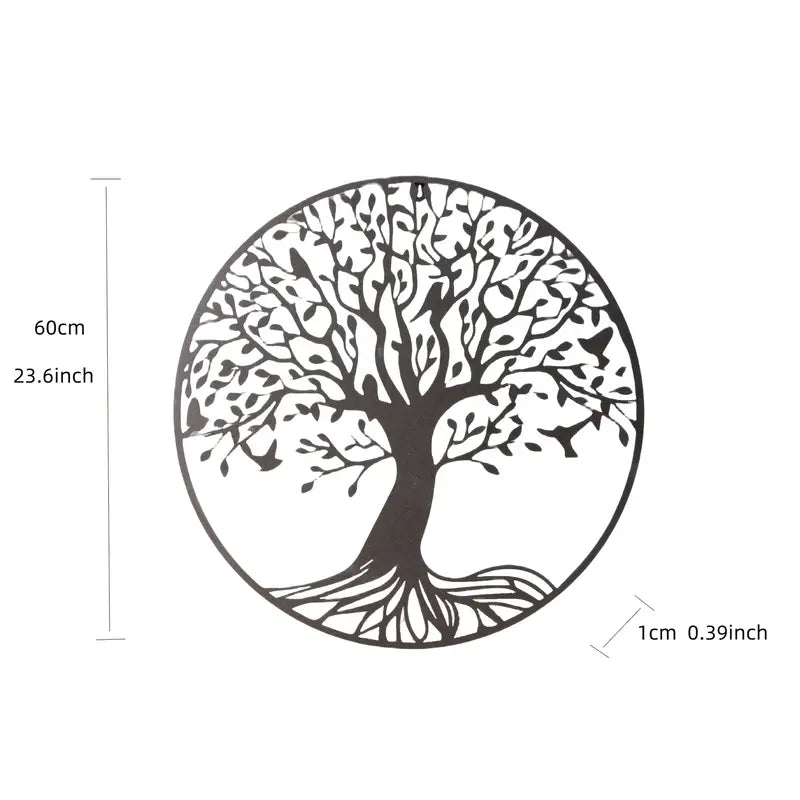 Decoración de Pared de Metal Árbol de la Vida