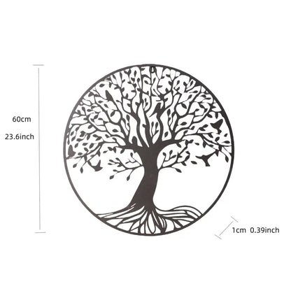Decoración de Pared de Metal Árbol de la Vida