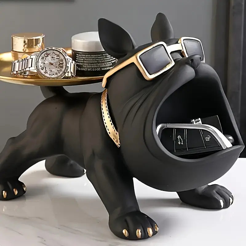 Bulldog Chic Portaobjetos