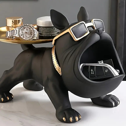 Bulldog Chic Portaobjetos