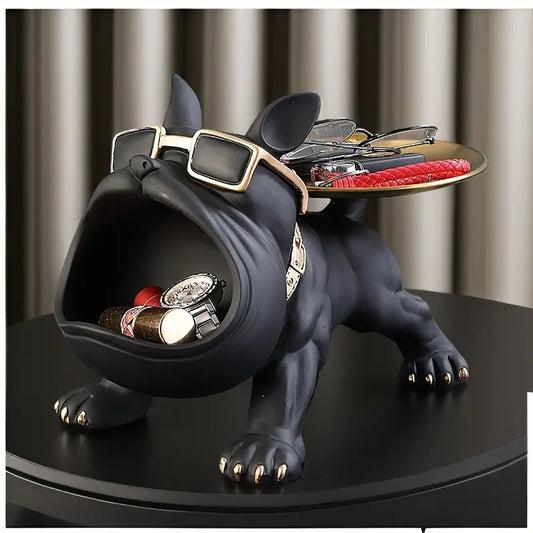 Bulldog Chic Portaobjetos