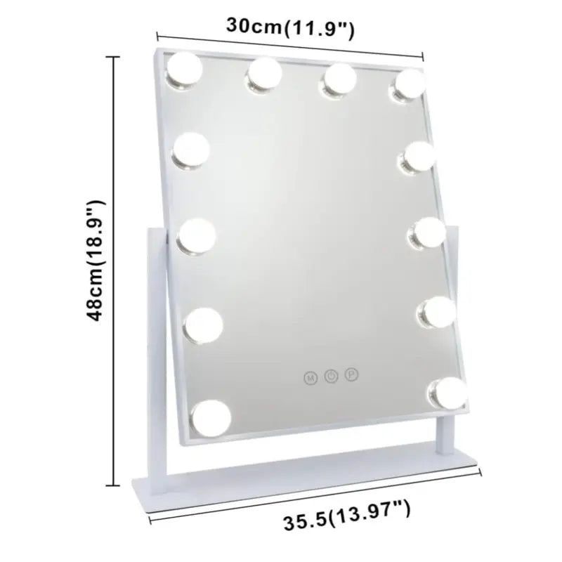 Espejo de Tocador Hollywood con Luces LED