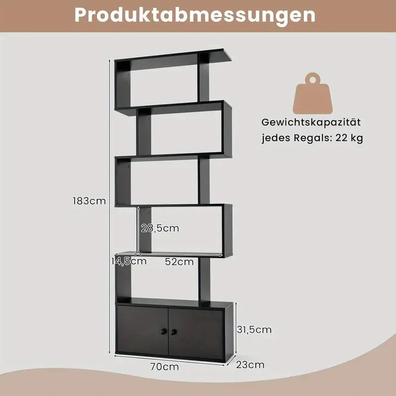 Estante Moderna Black