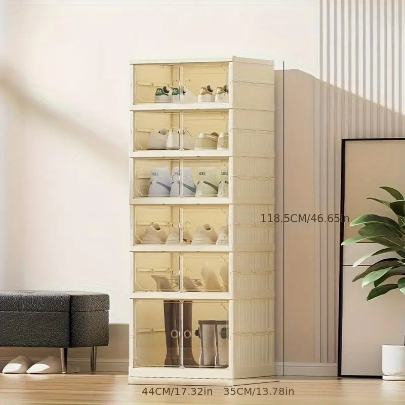 Organizador Modular de Plástico con Puertas Transparentes